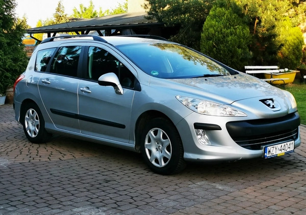 Peugeot 308 cena 19200 przebieg: 204100, rok produkcji 2010 z Okonek małe 781